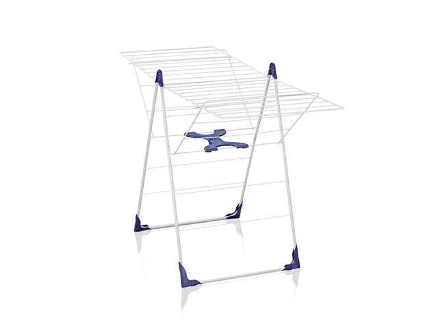 Leifheit étendoir à linge Classic 200 Flex 81408, séchoir à linge stable avec 20m d'étendage, hauteur réglable, blanc