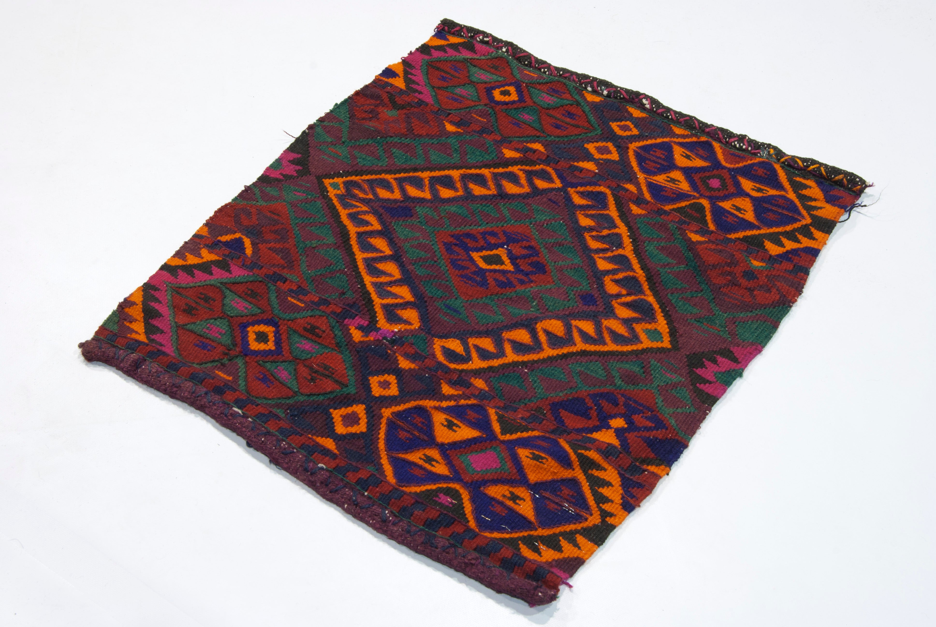 Oryginalny, ręcznie wykonany rustykalny Kilim / Cicim CM 65x60