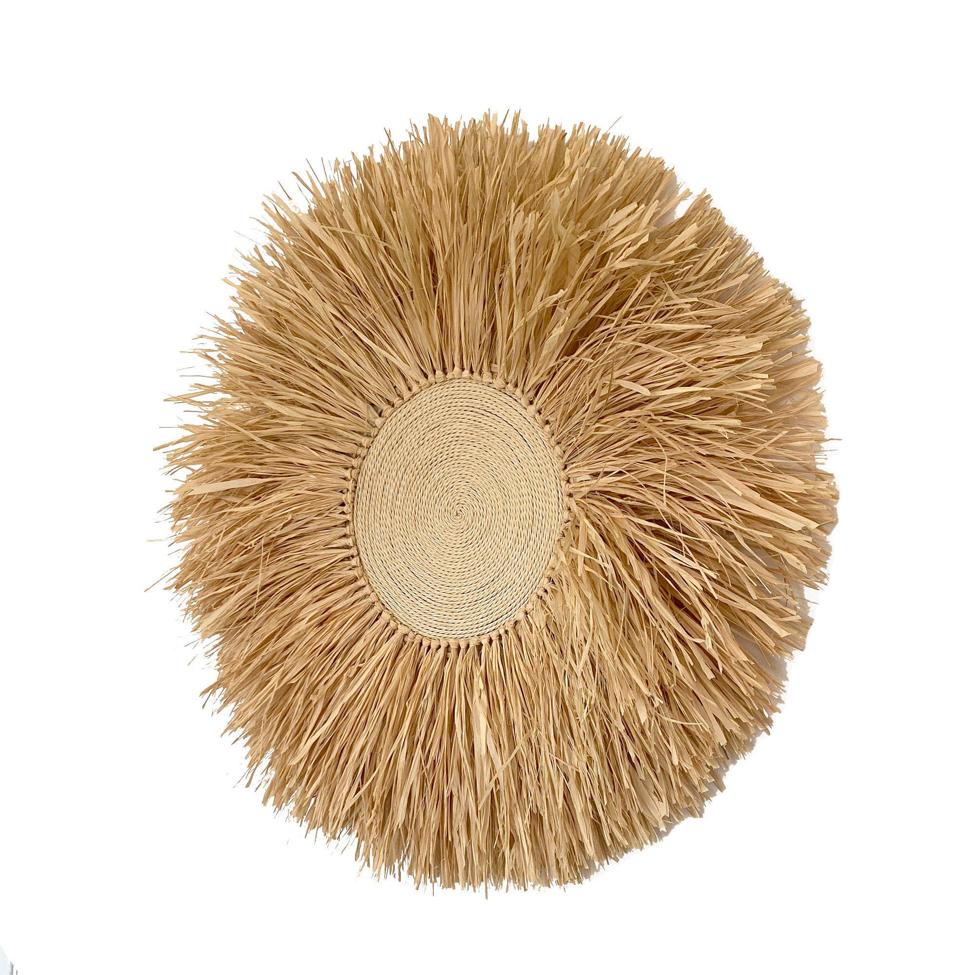 Décoration murale en raphia - SUN 60 cm - 3