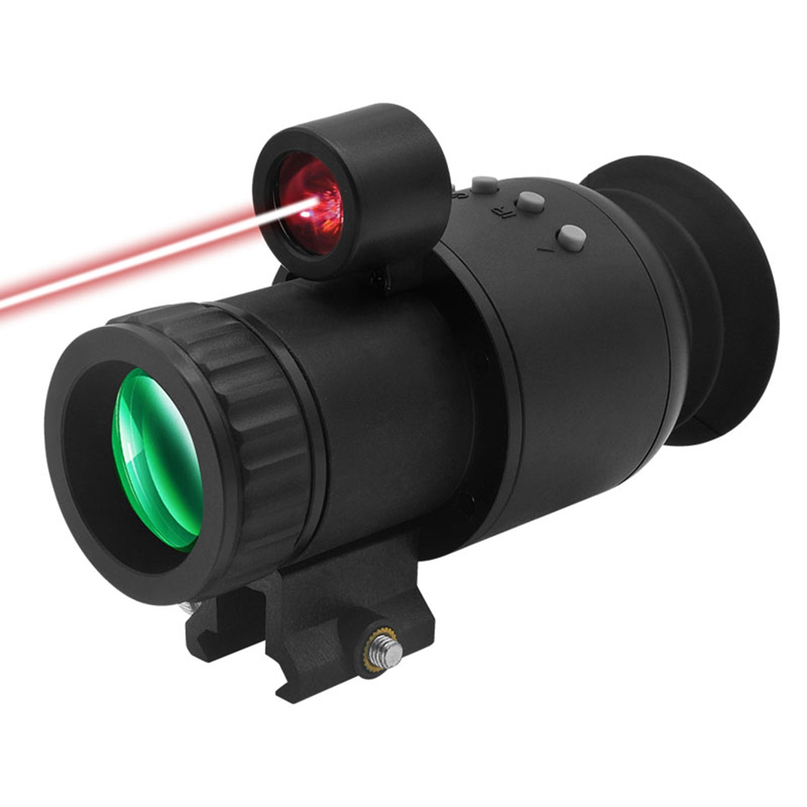 Monoculaire numérique de vision nocturne 1080P, zoom digital 1-10X, infrarouge jour et nuit, réticule intégré, étanchéité IP68 - 2
