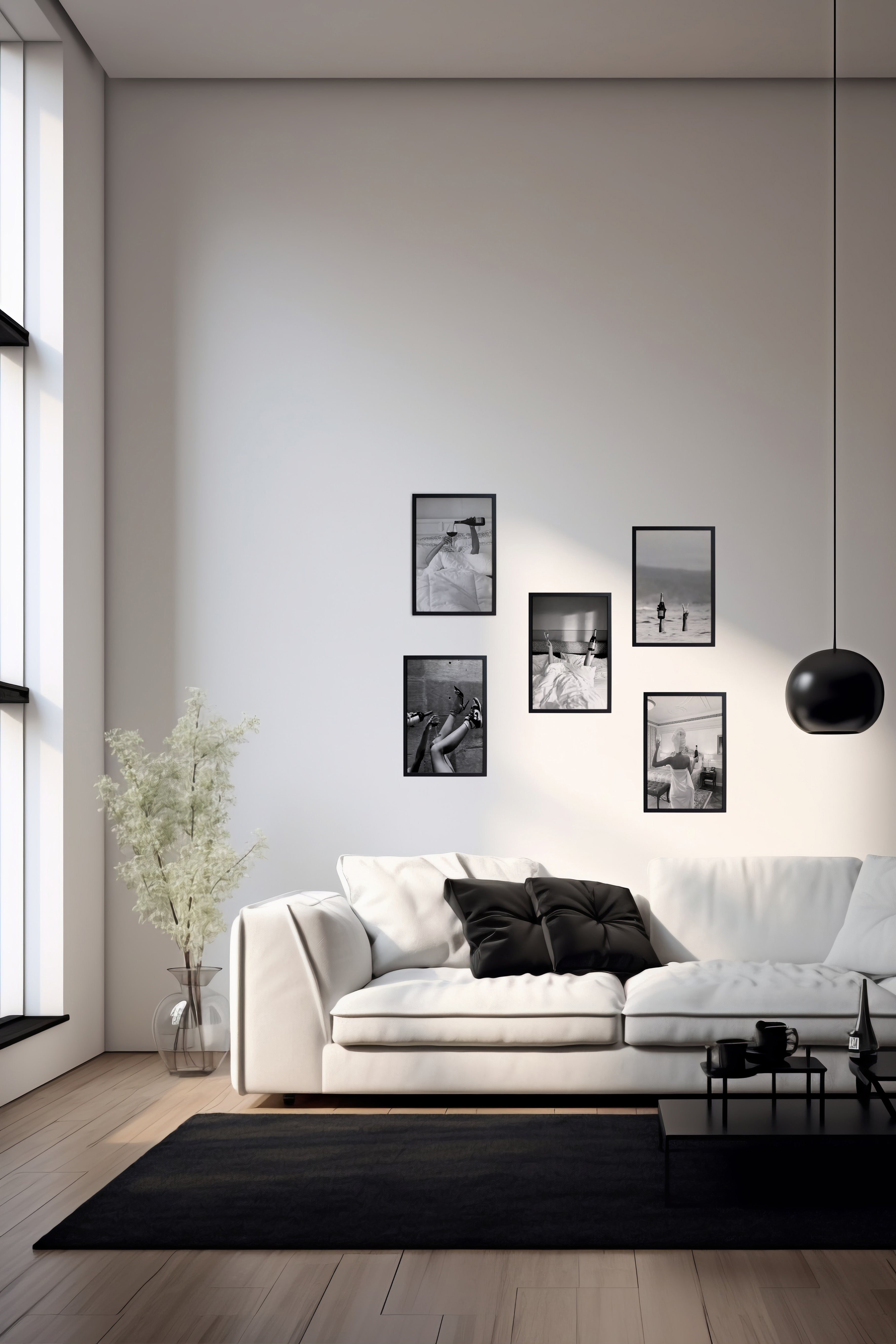 Cadre avec cadre noir 40x30 Réveille - 4