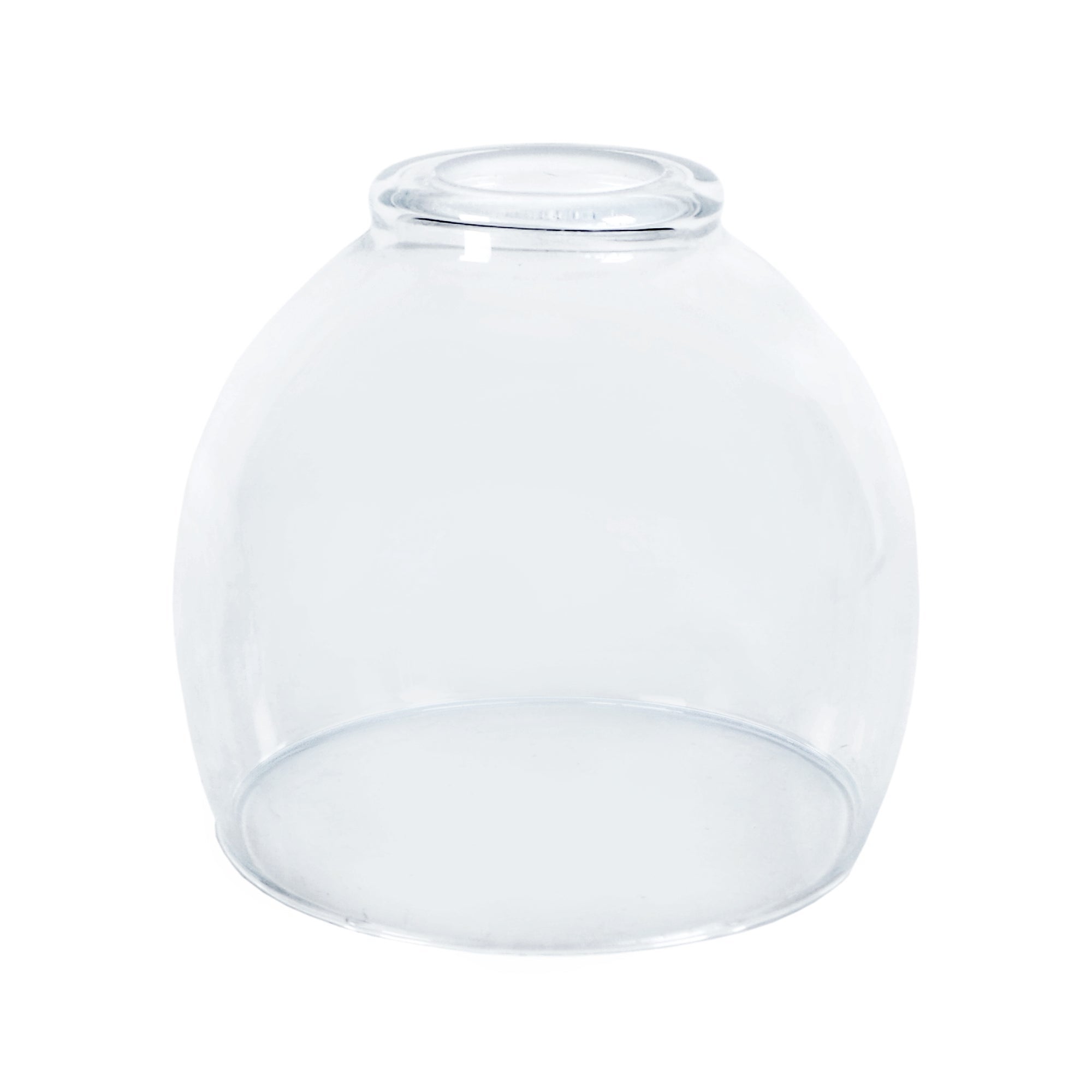 UKCOCO Lot De 4 Abat-Jours En Verre Borosilicate Transparent 7x10 Cm Coupe-Vent Pour Bougies Cylindriques Décoration Intérieure