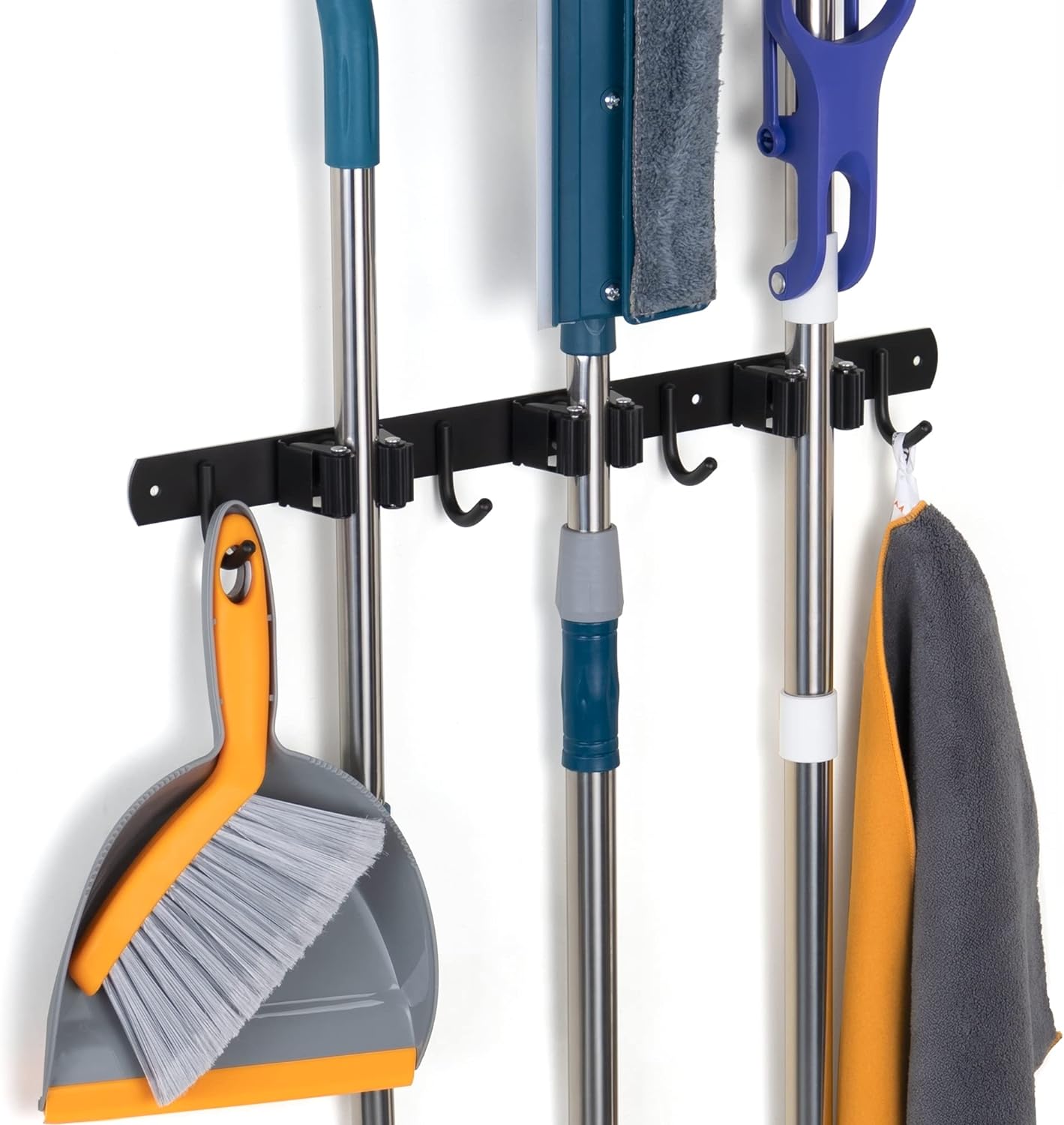 Supporto A Muro Per Portascopino Acciaio Inox Spazzolato - Napie Di - Foto 6