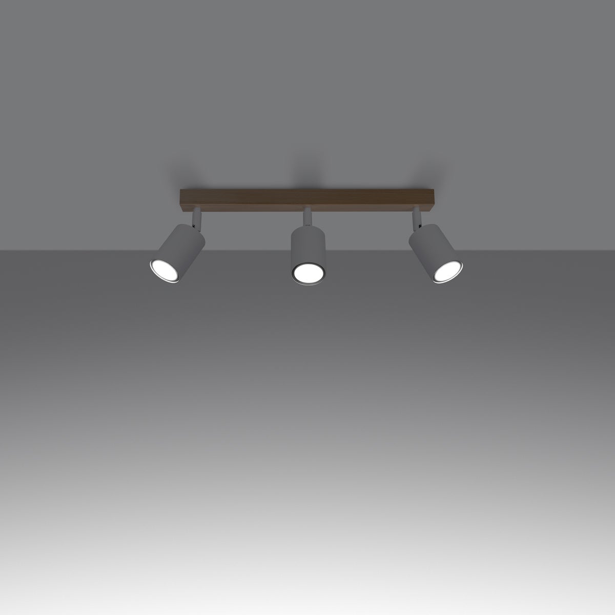 Plafon FLARE 3L biały LED 3000K - 61x45x17.5cm Sollux