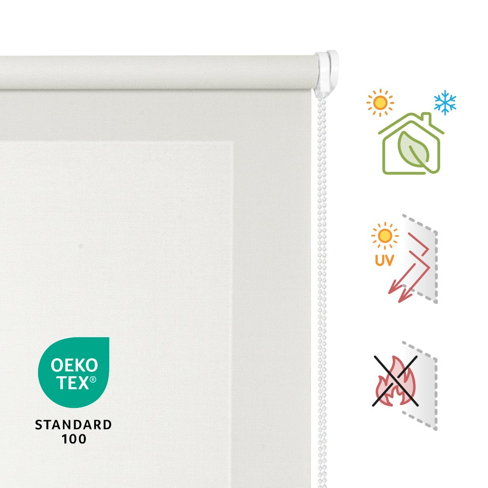 Estore com tecido técnico Branco 120 x 180 cm - 4