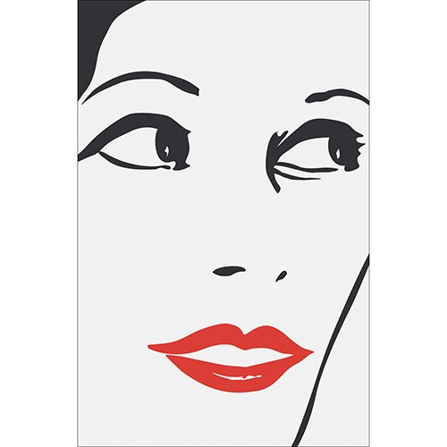 Sticker de refrigerador y lavavajillas, decoración de decoración de belleza femenina, 75 cm x 49 cm