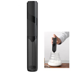 Montalatte portatile, frusta in acciaio inox, a batteria, per casa