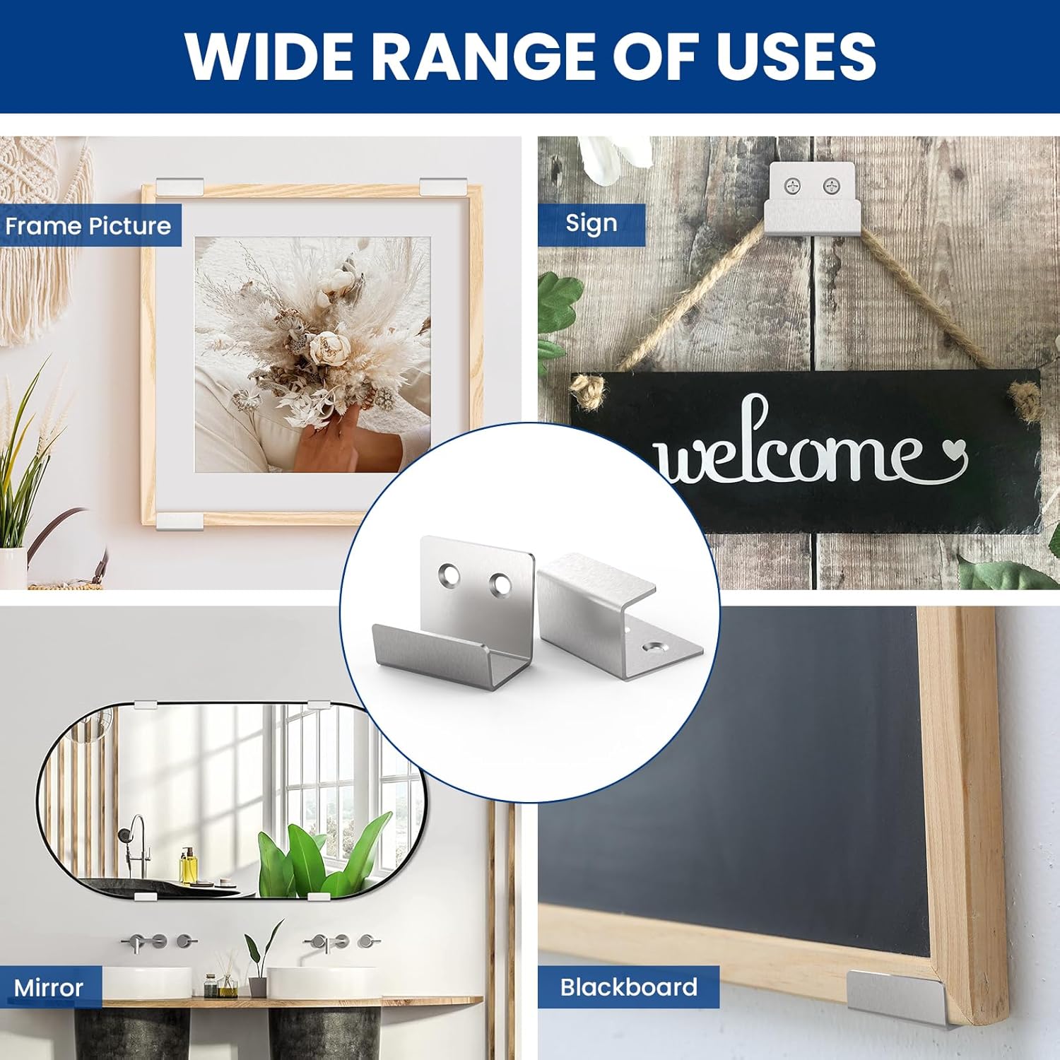 Conjunto de 5 peças de suporte de parede para azulejos, incluindo ...