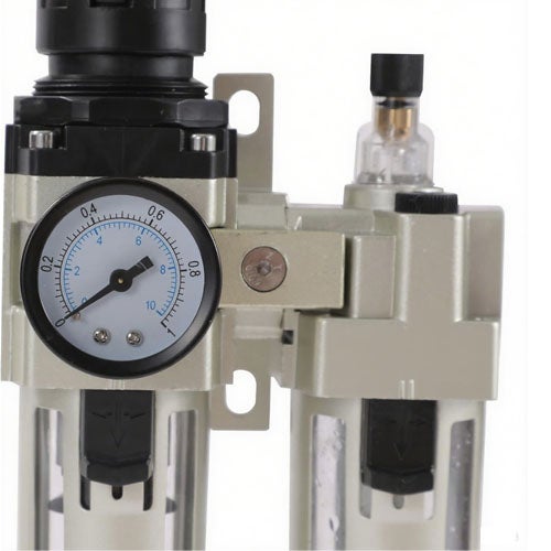 Régulateur Pression Compresseur 3/8" Avec Filtre Séparateur Eau Huile - Réducteur Pneumatique