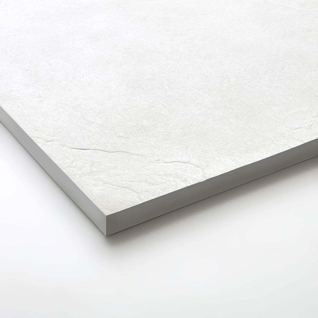 Receveur de douche reducible 90x70 blanc effet pierre | Muse - 5