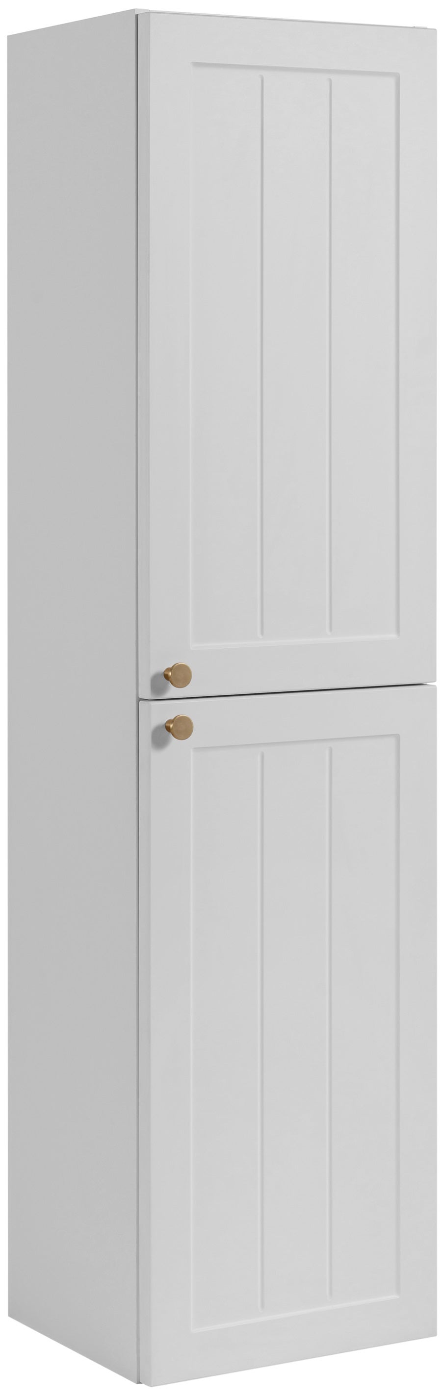 Słupek łazienkowy GUSTO 136 cm biały 3 kolory uchwytów frezowany front