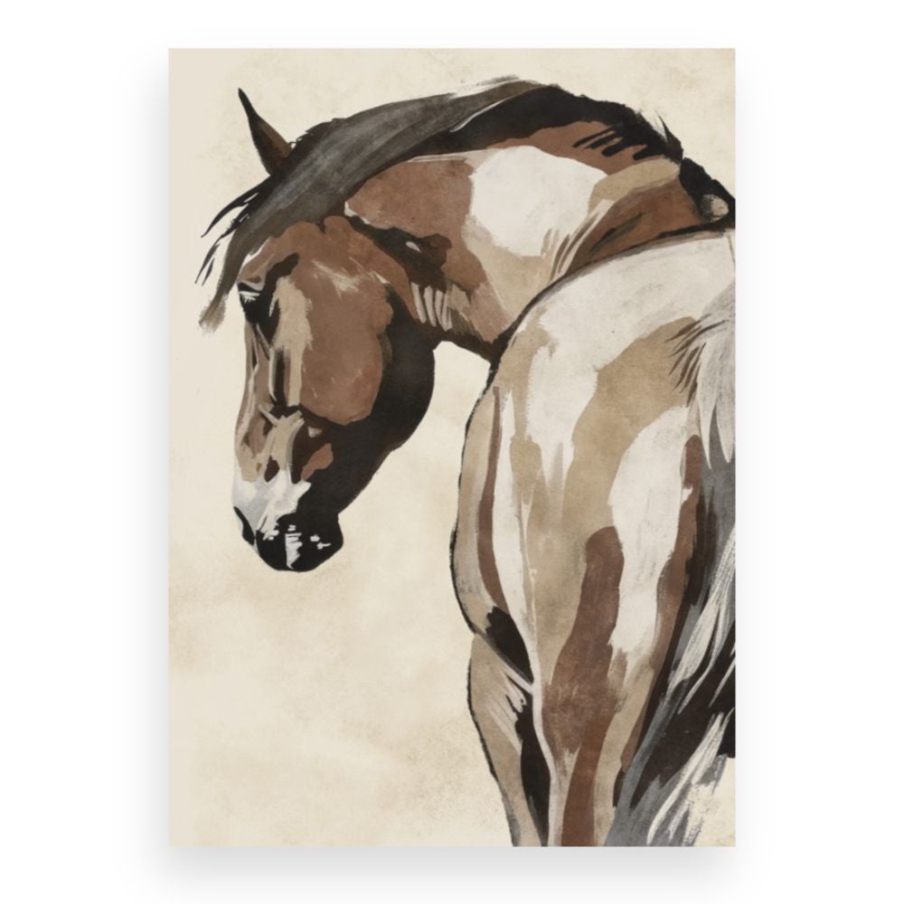 Toile Cheval peinture / 100x140cm / Fabriqué en France / DADA ART - 3