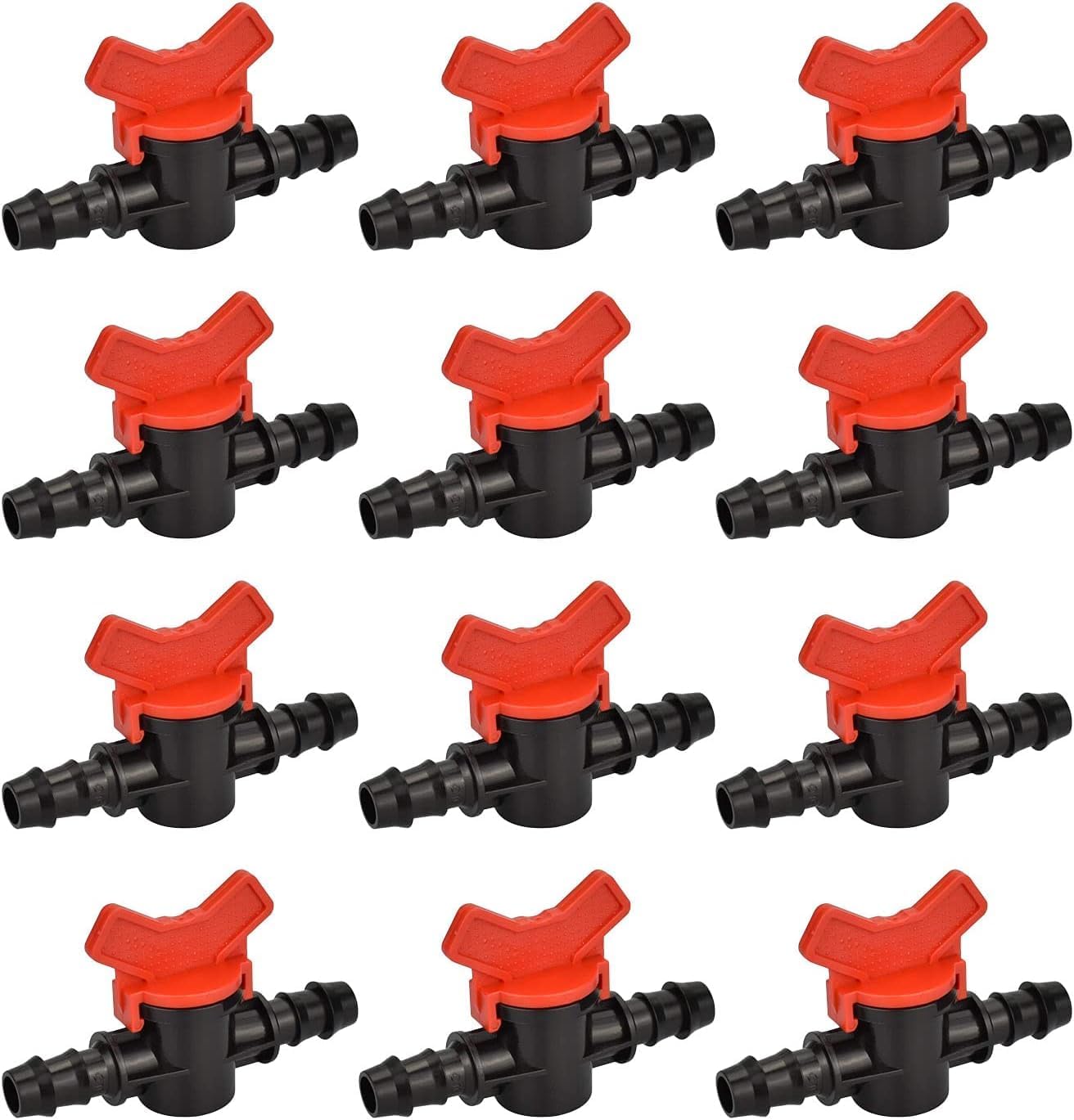 Mivos Giardinaggio Connettore Tubo Da Giardino Con Valvola MIVOS - Attacco Rapido 1/2 Pollice