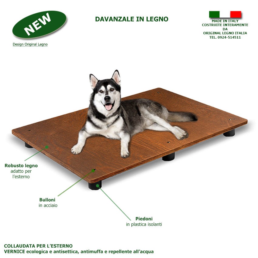 Cuccia In Legno Per Cani da Esterno 