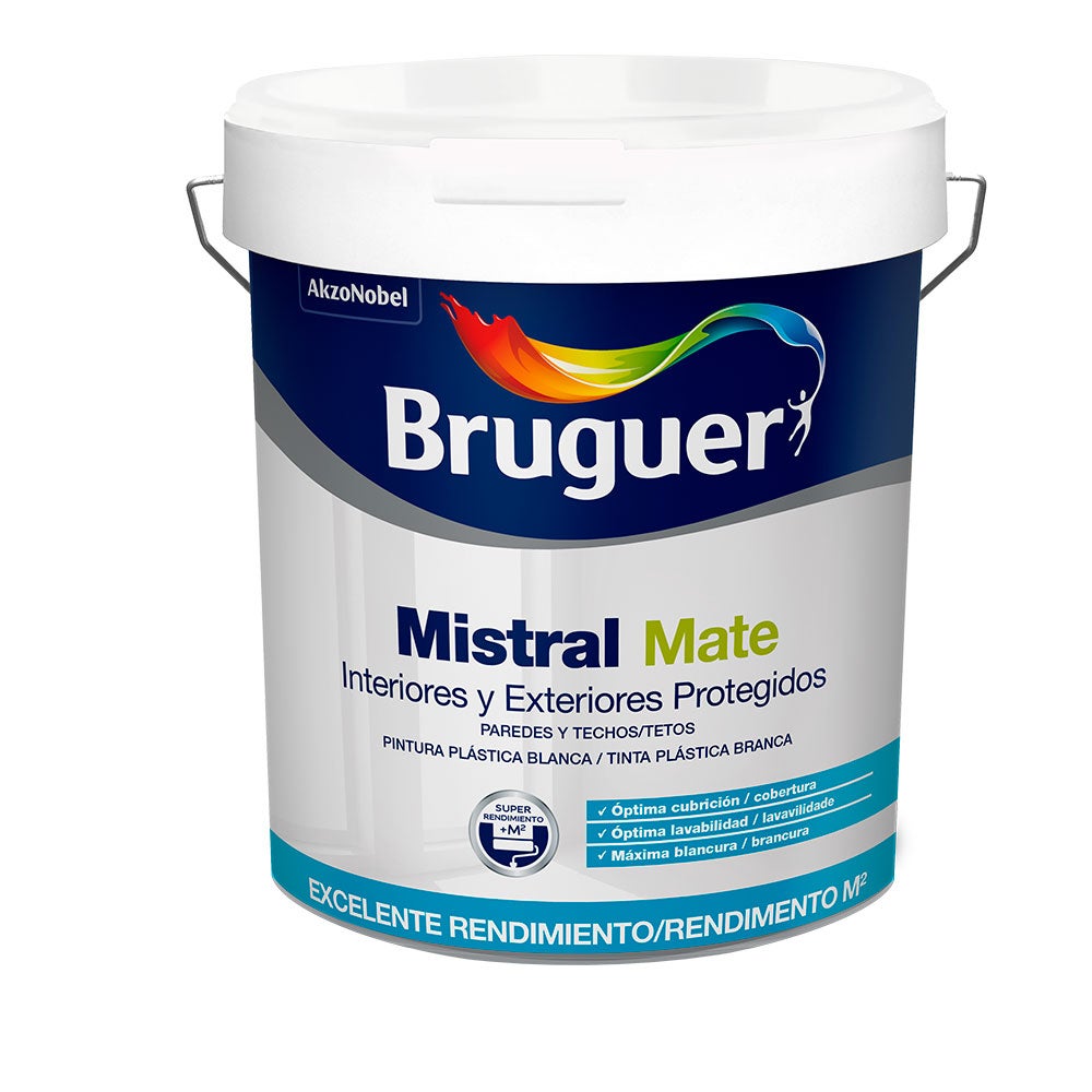 mastic Bruguer 5196379 Blanc 1 kg