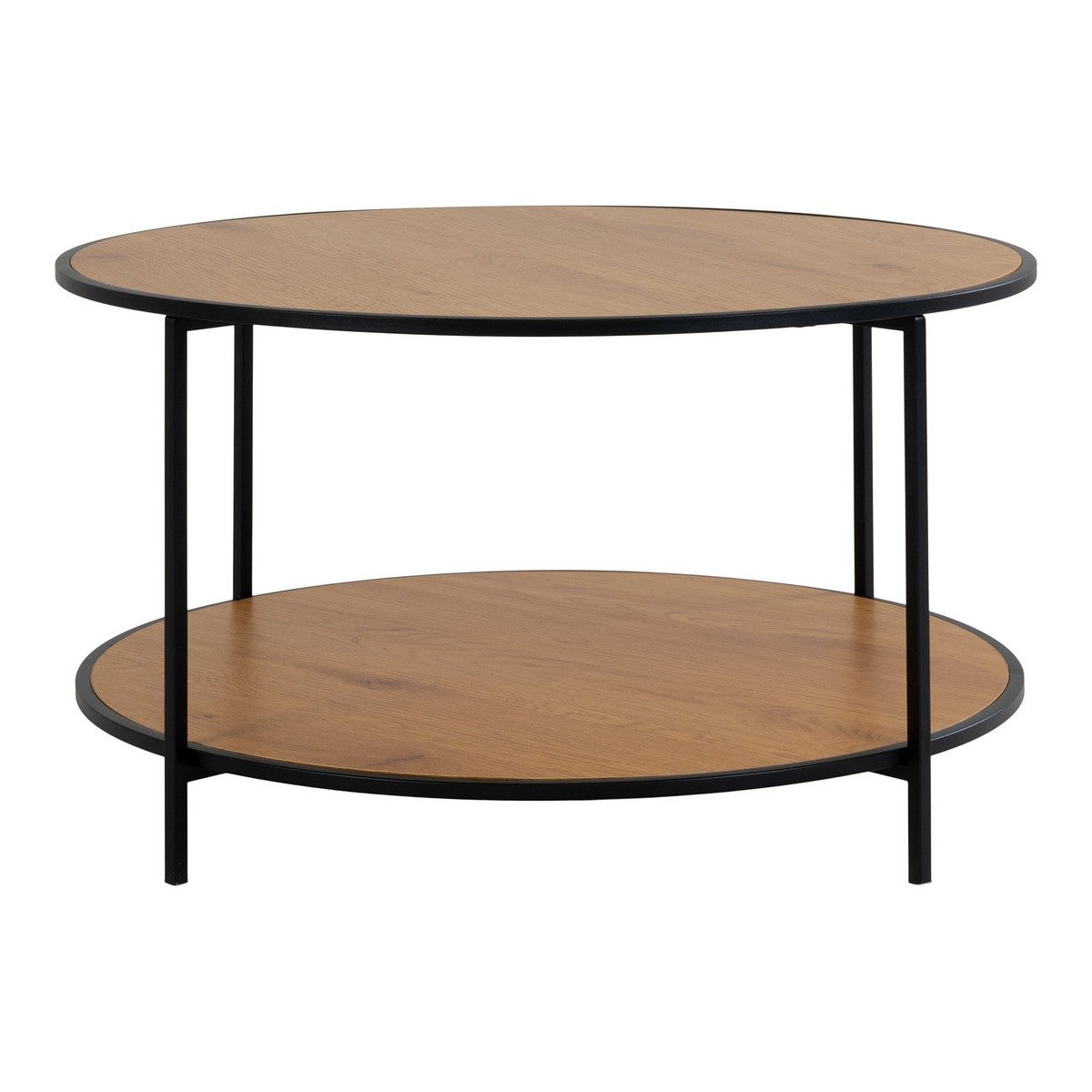 Stolik Kawowy Życie, Metal, Brązowy, Seven Design
