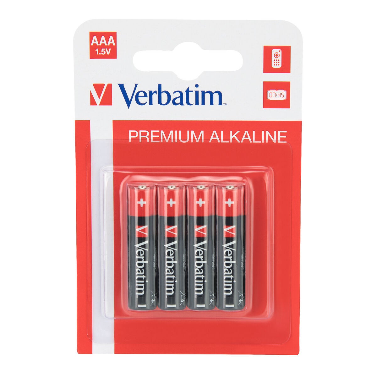 Bateria alkaliczna Verbatim AAA zestaw 4 szt. 1,5 V długotrwała