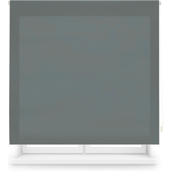 Estor enrollable translúcido a medida - estor enrollable tamaño 85x175 - estor color gris pastel   blindecor