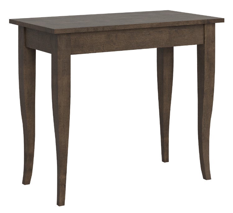 Mesa Auxiliar Monopié De Madera Para Dormitorio, 50 Cm, Color Marrón