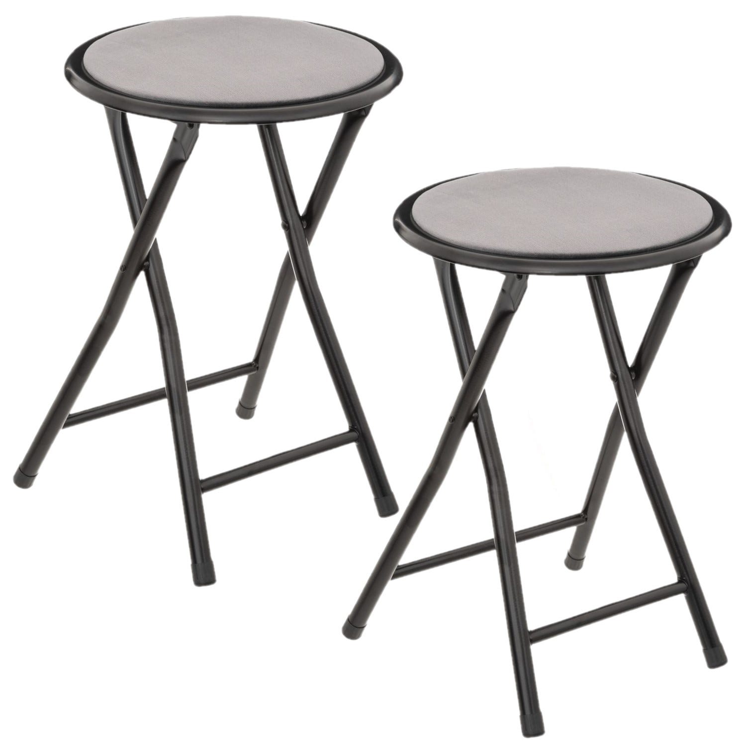 Siège Extérieur Léger Tabourets Pliants De Camping - Lot De 2 Avec Sac - Noir - Pour Randonnée, Pêche, Jardin, Plage, Barbecue Tabouret Pliant Léger Siège Extérieur Léger Tabourets Pliants De Camping - Lot De 2 Avec Sac - Noir - Pour Randonnée, Pêche, Jardin, Plage, Barbecue Tabouret Pliant Léger