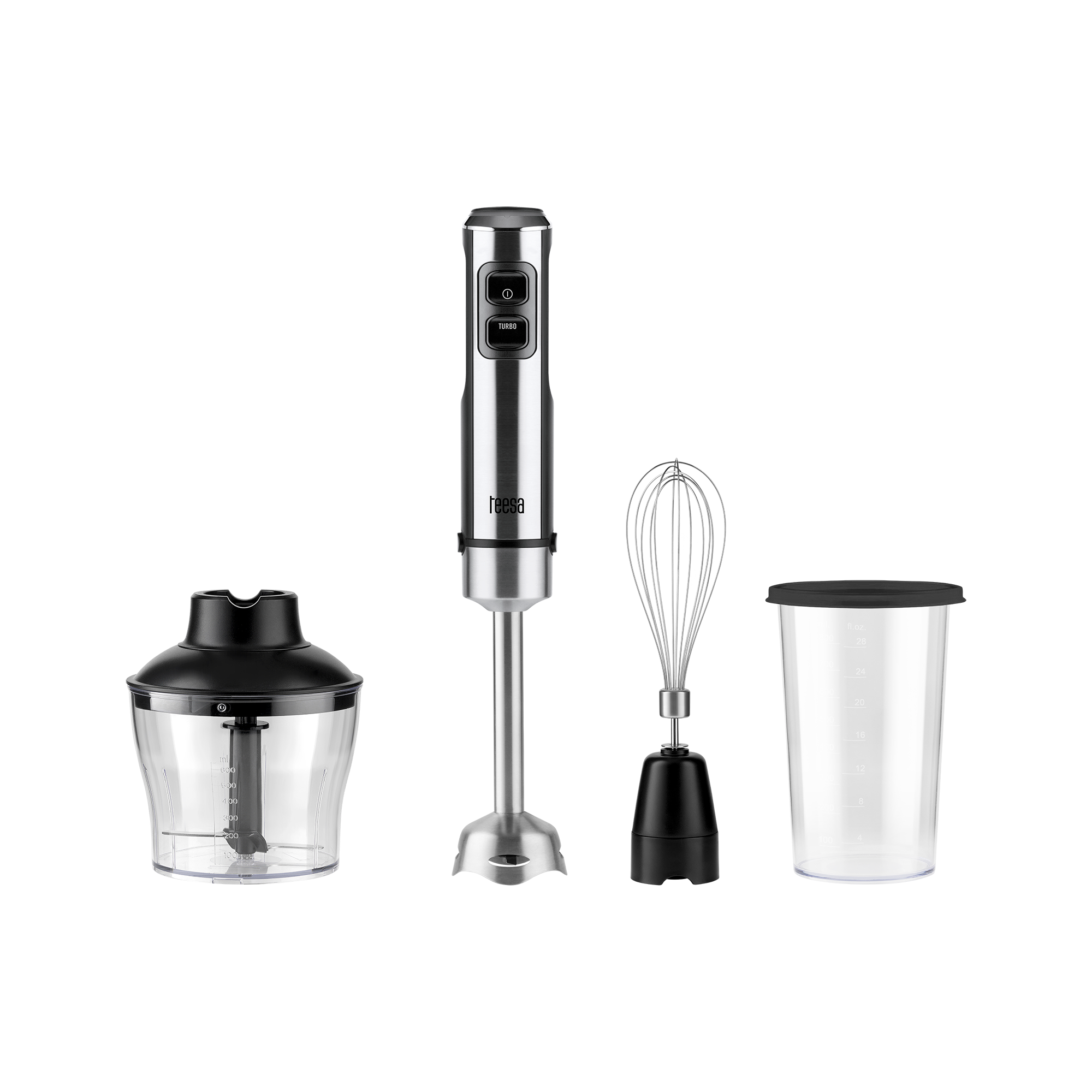 Teesa Licuadora 0.6 L 1200W Y Tsa3507 Negra/Plateada , Leroy Merlin