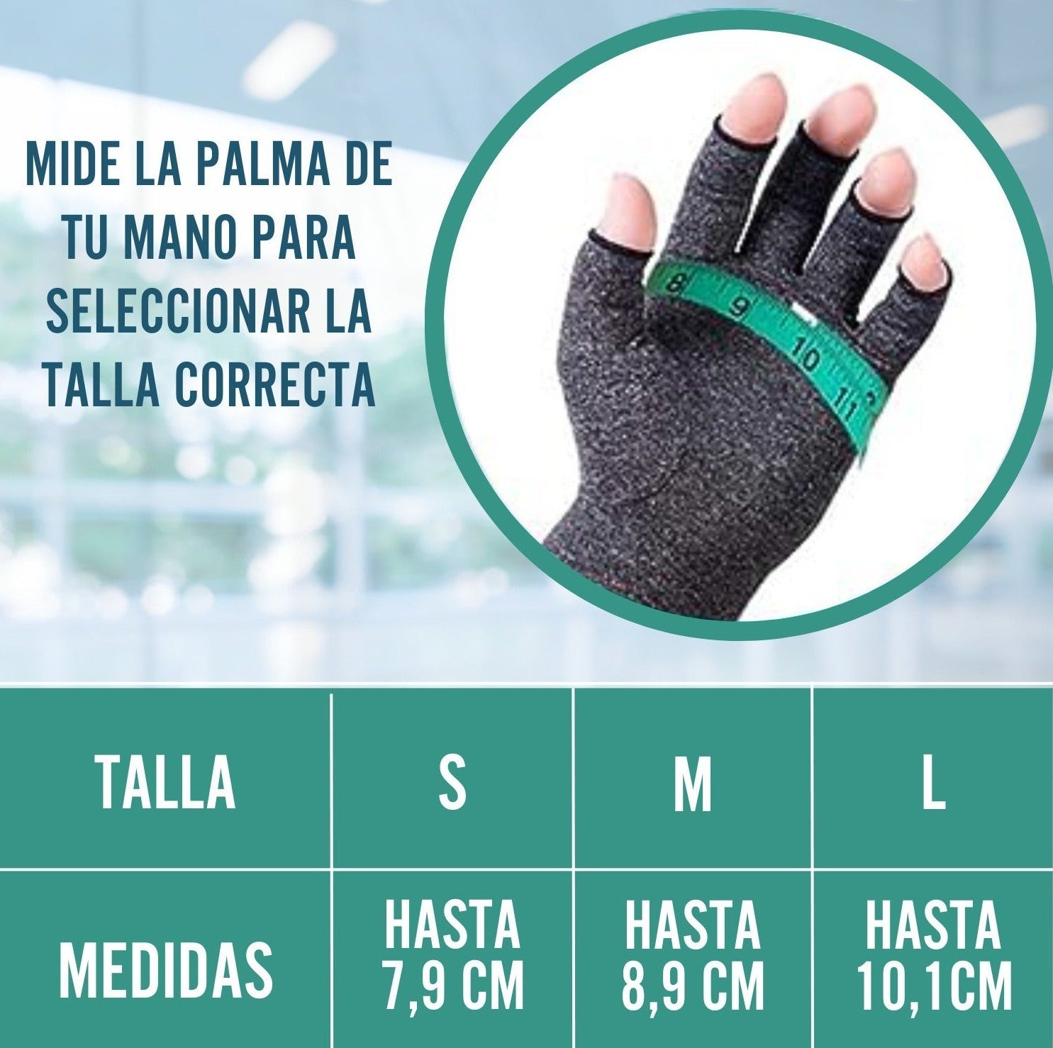 Pack de Guantes de Compresión Artritis y Artrosis Ortoprime - 4