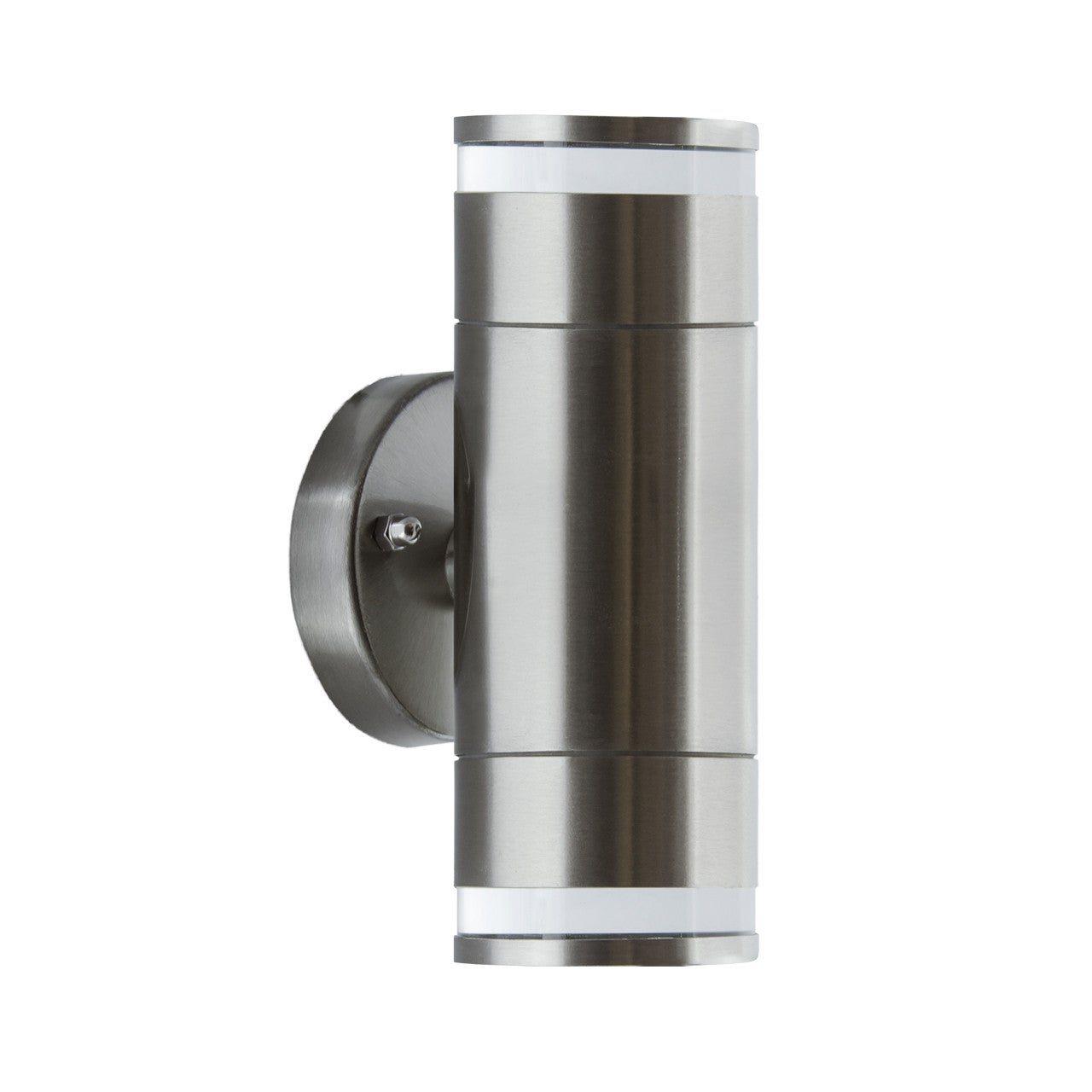 Kinkiet zewnętrzny TARAS matowy chrom 2xGU10x35W wym: 18x7,5x8,6 cm IP54 Struhm