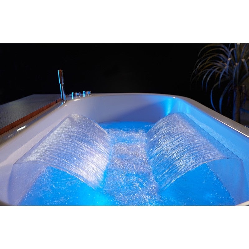 Baignoire balneo NEO BLACK 1 place ARCHIPEL® 180x86 - 7