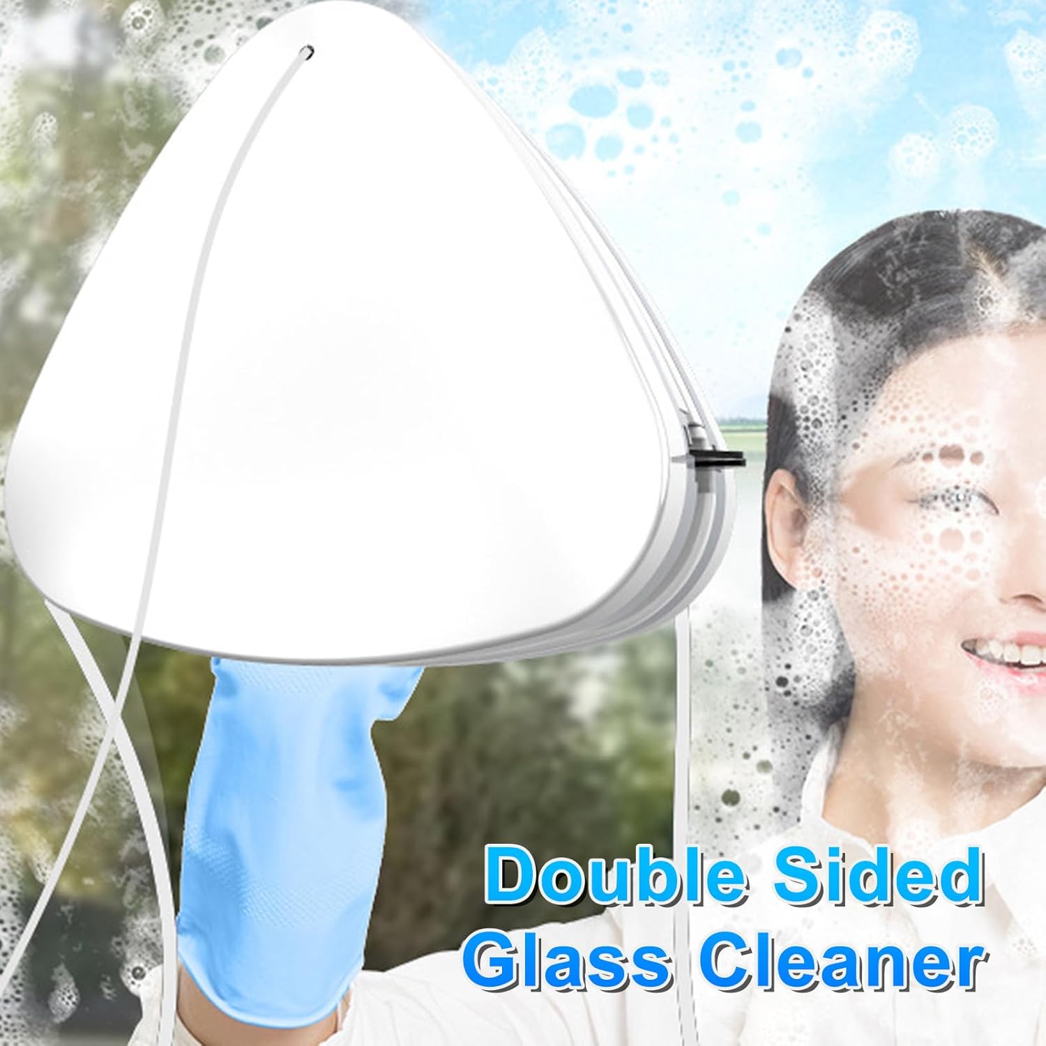 Limpiador de ventanas de doble cara (3 a 10), limpiador magnético de ventanas, herramienta de limpieza de ventanas para el hogar, cepillos de limpieza - 3