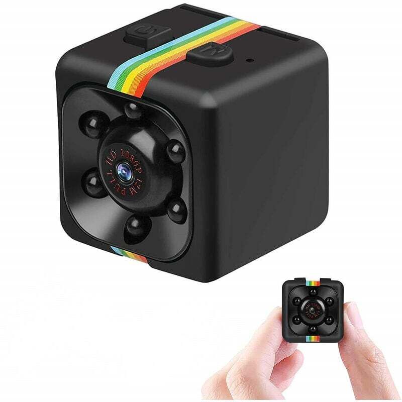 Mini Caméra De Surveillance WiFi 1080p - Détection Mouvement, Vision Nocturne, Portable Pour Intérieur/extérieur