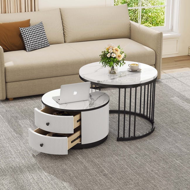 Tavolini rotondi moderni: idee e design per il soggiorno | Casa di Stile Tavolini rotondi moderni: idee e design per il soggiorno | Casa di Stile