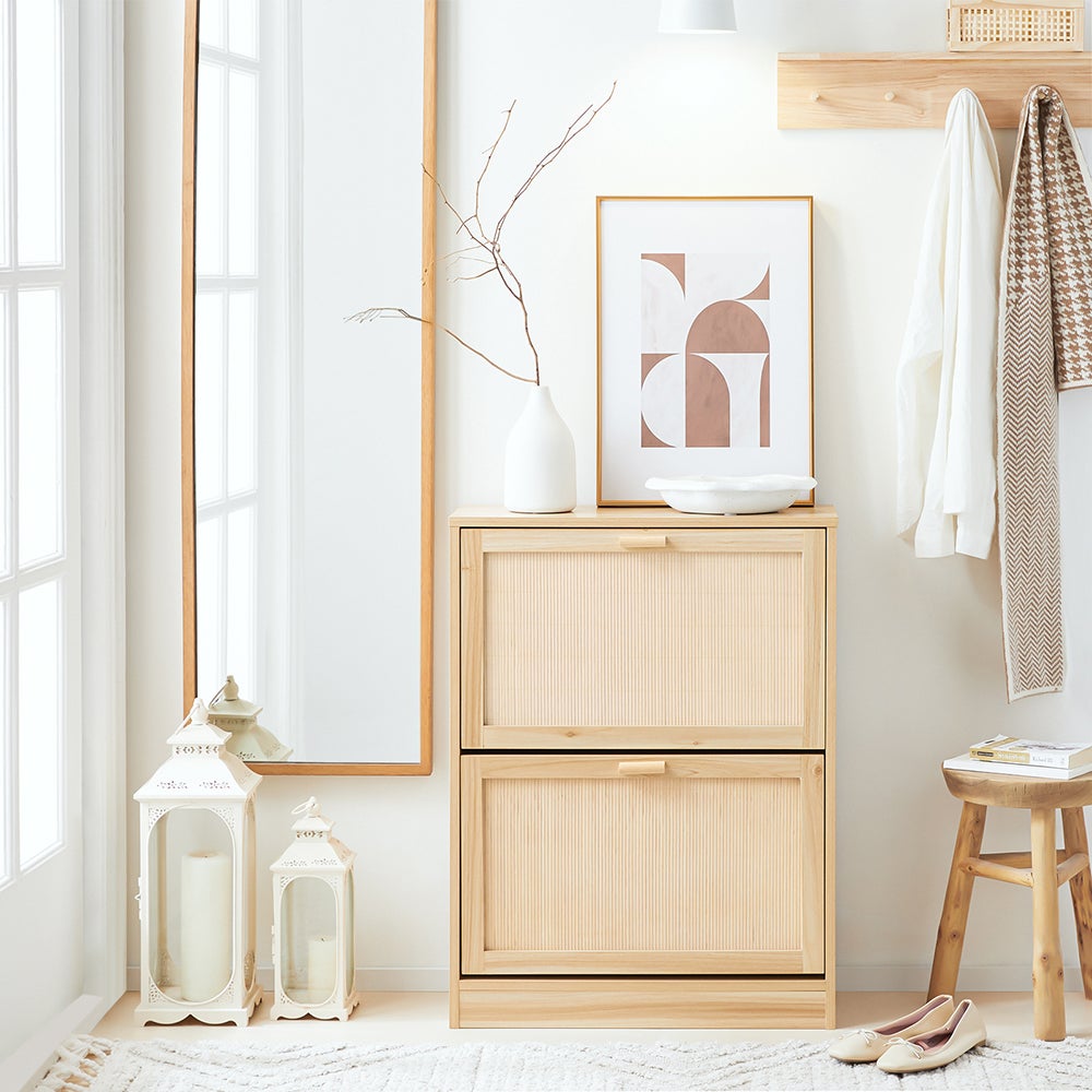 Zapatero con Solapas y baldas Organizador para Zapatos 60 x 24