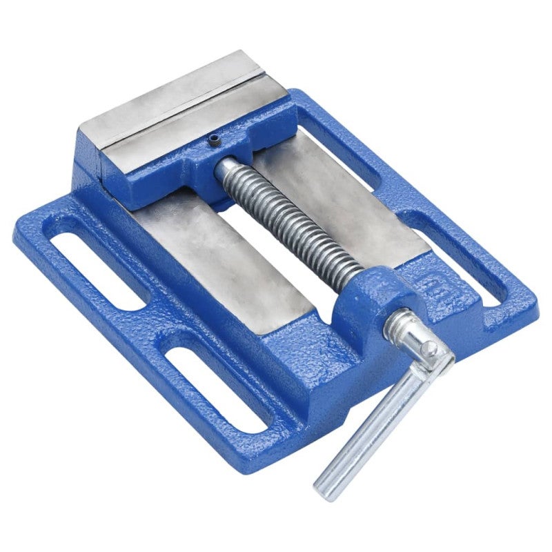 EBTOOLS Étau Parallèle Pour Perceuse à Colonne - Ouverture 11cm - Fonte Robuste Gris