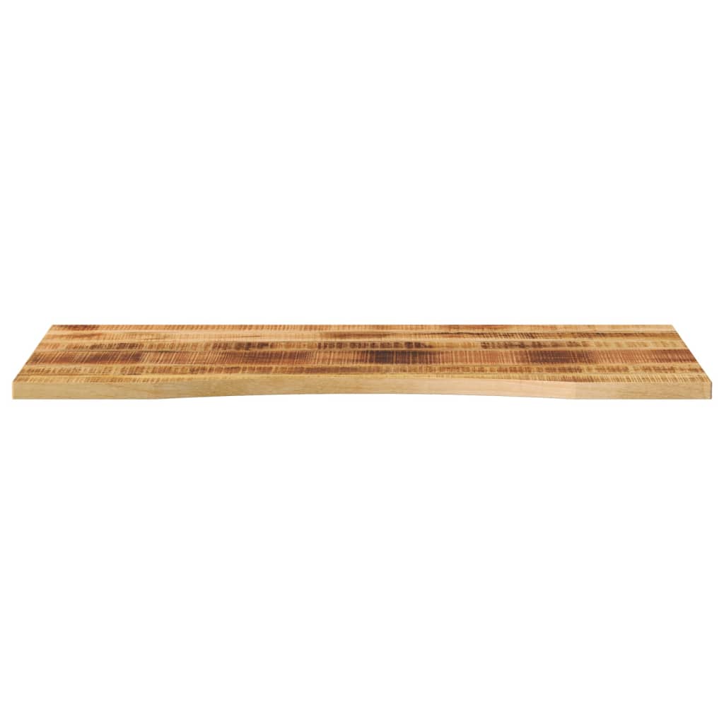 Maison Exclusive - Dessus de bureau avec courbe 120x60x2,5 cm manguier massif brut - 3
