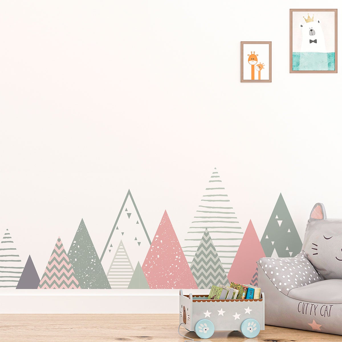 Adesivo bambino di montagna scandinavo maeka - Sticker adesivo - adesivi murali - 90x155cm - 4