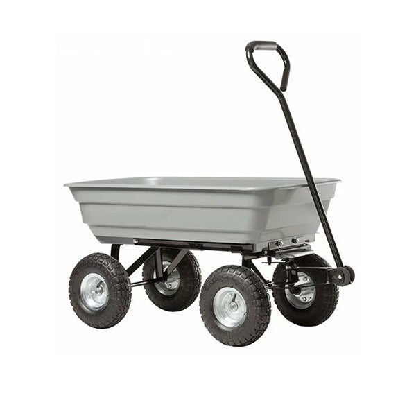 Chariot De Jardinage En Métal Charge 200 KG Chariot Utilitaire De Jardin Avec Cotes Amovibles Et Long Manche Vert 67725a2cdb6621480c3ab719