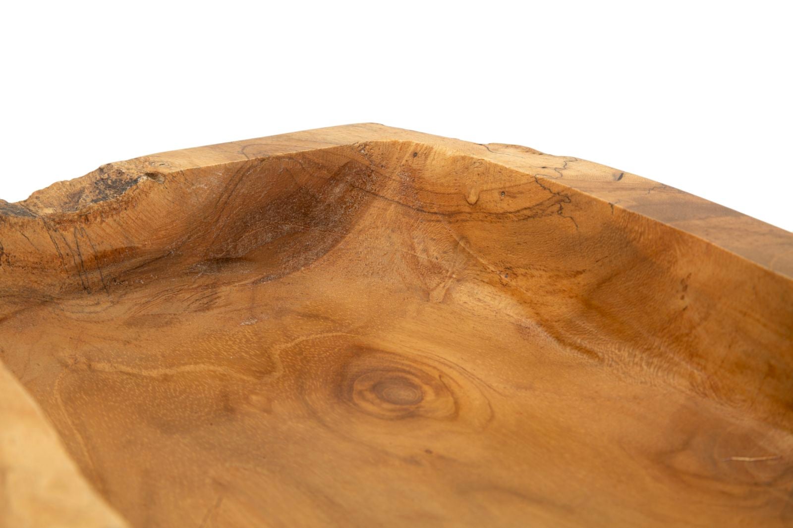 Svuotatasche in legno marrone cm 25x19x7 - 3