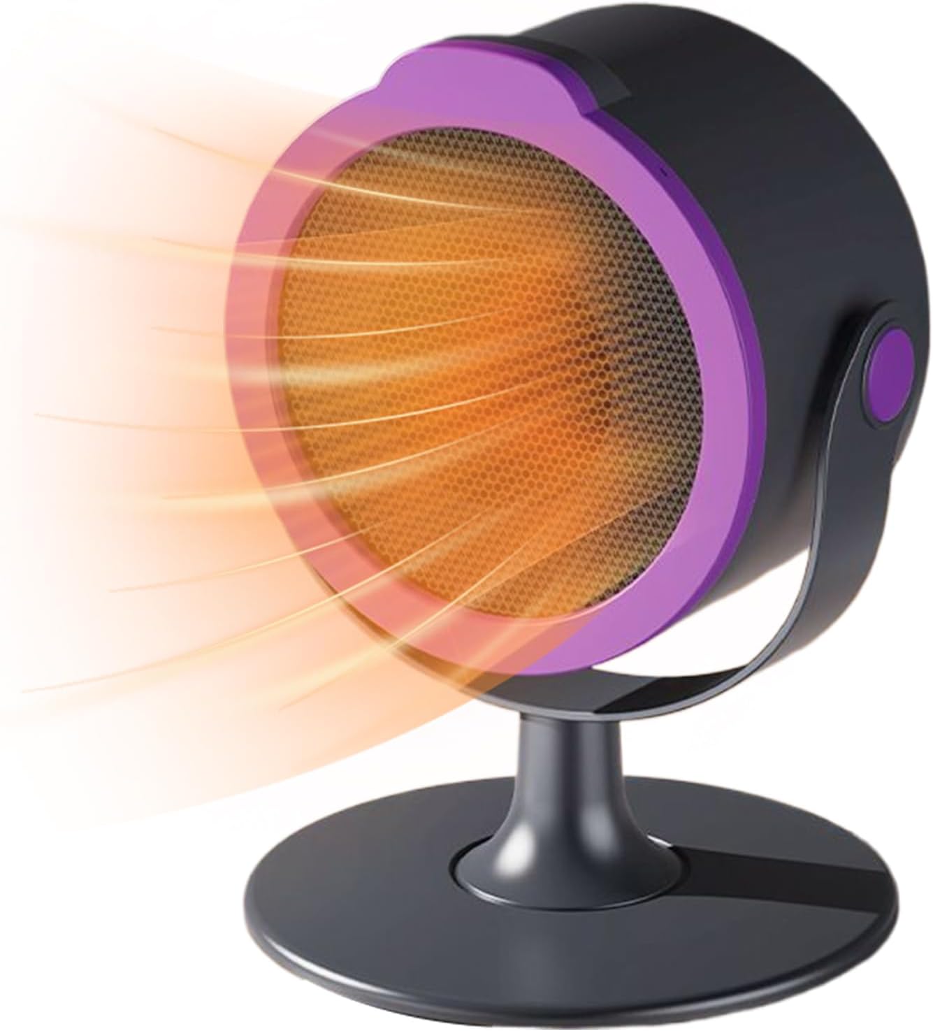 Chauffage de bureau, silencieux et économe en énergie, 9,84 pouces, petit radiateur portable , chauffage rapide et silencieux - 2