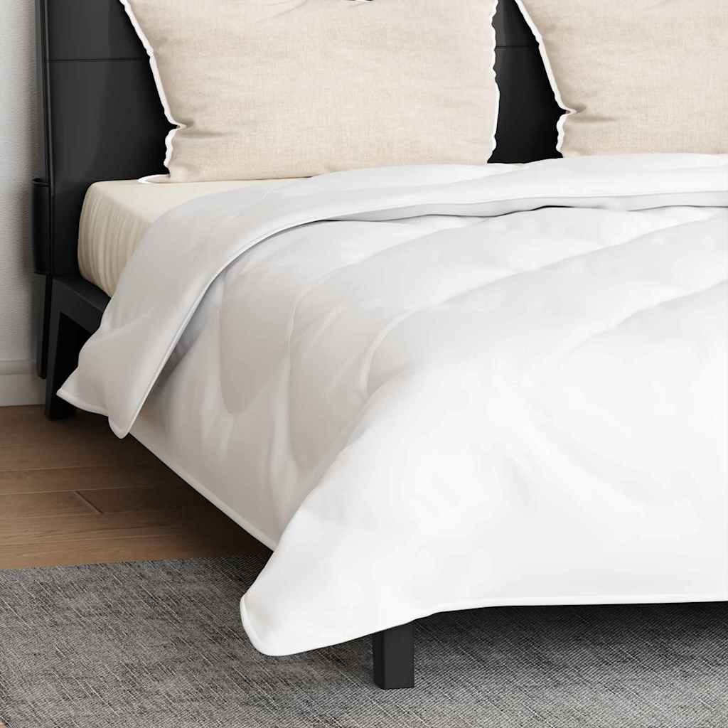 Couette avec oreiller 3 pcs | Duvet Blanc 200 x 220 cm Microfibre - 5