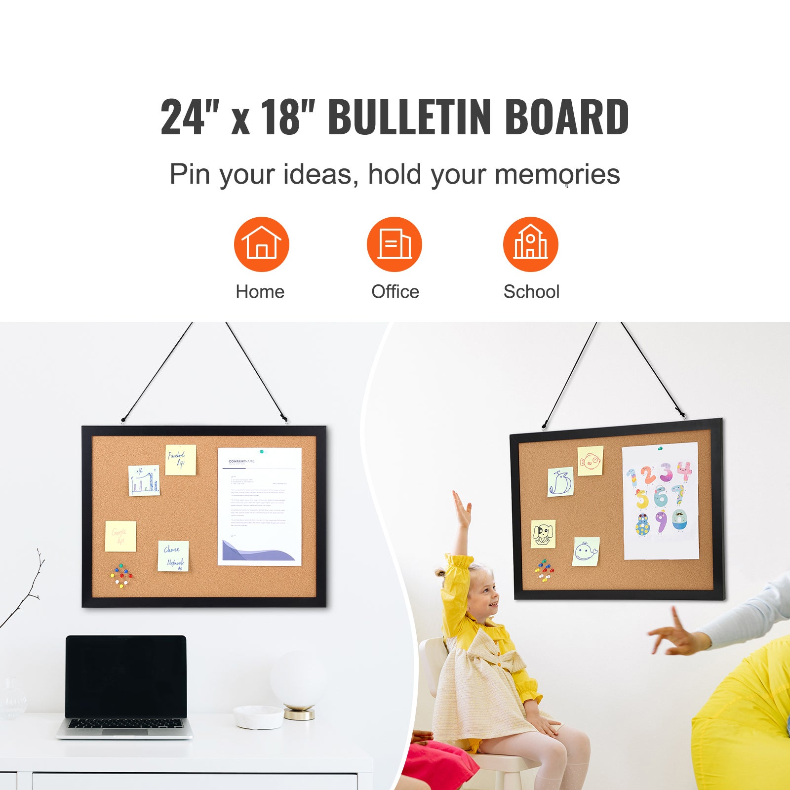 Tableau liège double face 24 x 18