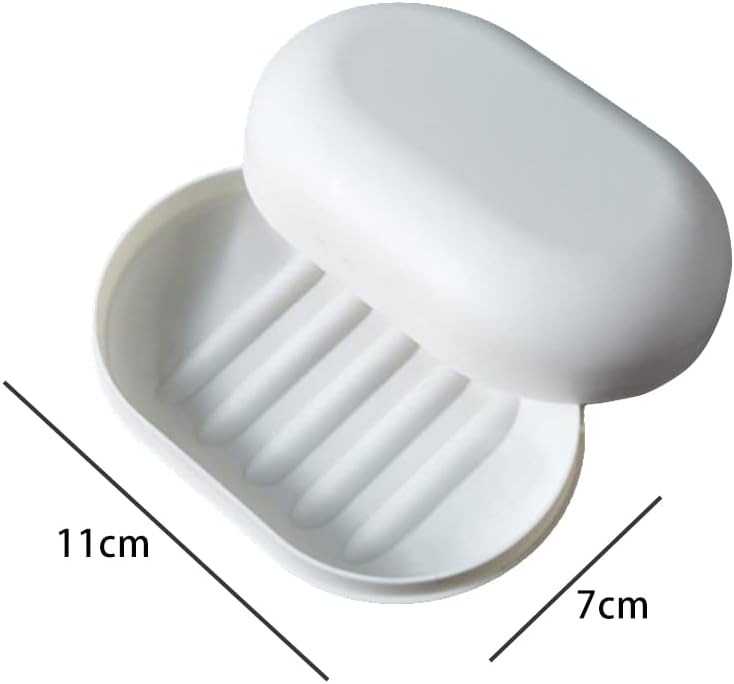 Portasapone Da Viaggio Da 4 Pezzi, Portasapone Con Coperchio Portasapone Con Coperchio Portasapone In Plastica Portasapone Facile Da Pulire Per Il Bagno 66216024