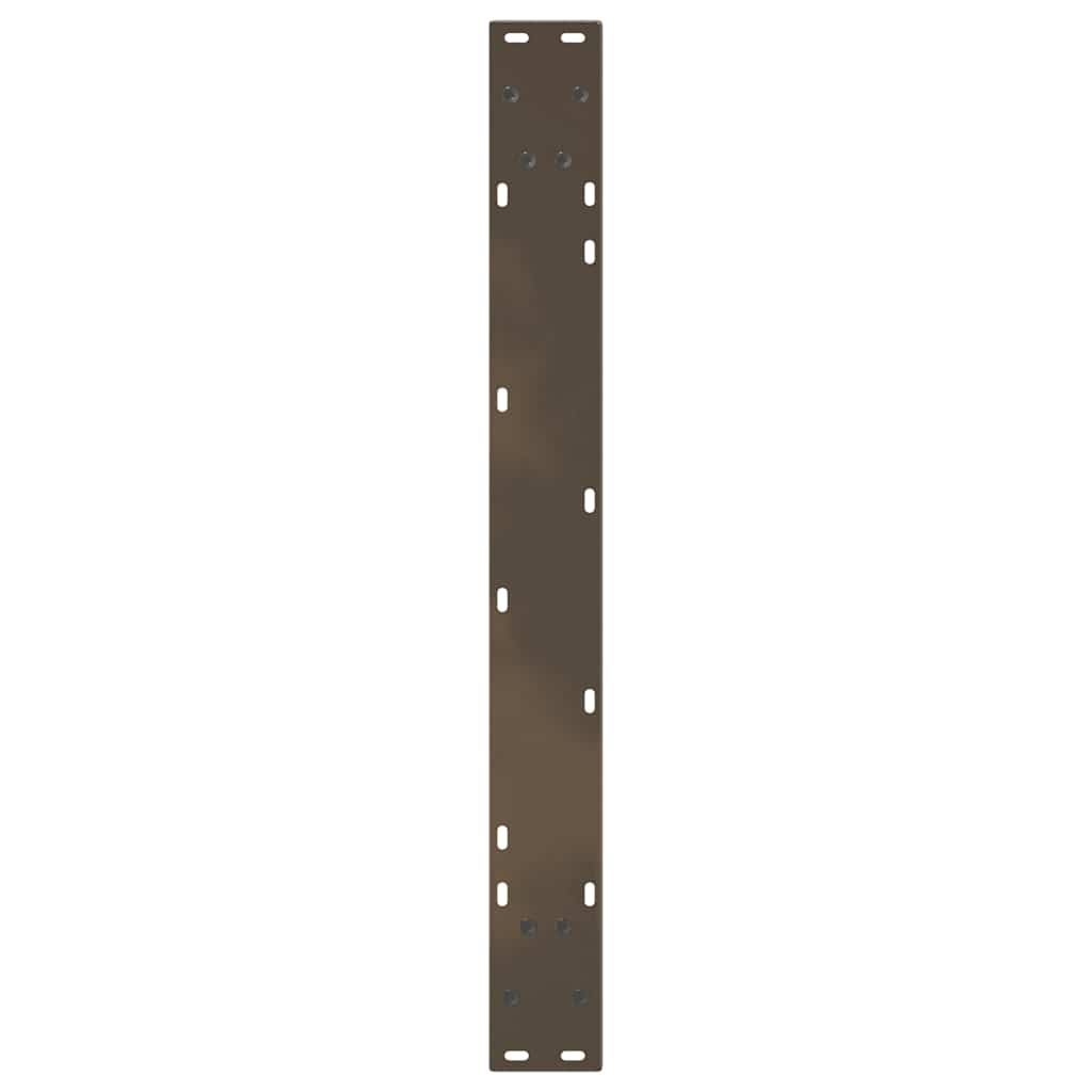 Maison Exclusive - Pieds de table à manger en forme de V, 2 pièces, acier l, 90 x (72-73,3) cm - 7