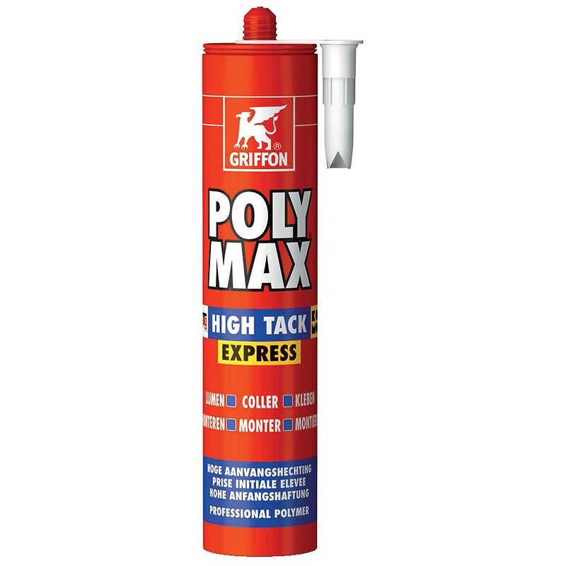 Colle de montage POLYMAX HIGHT TACK blanc cartouche 435g - 4