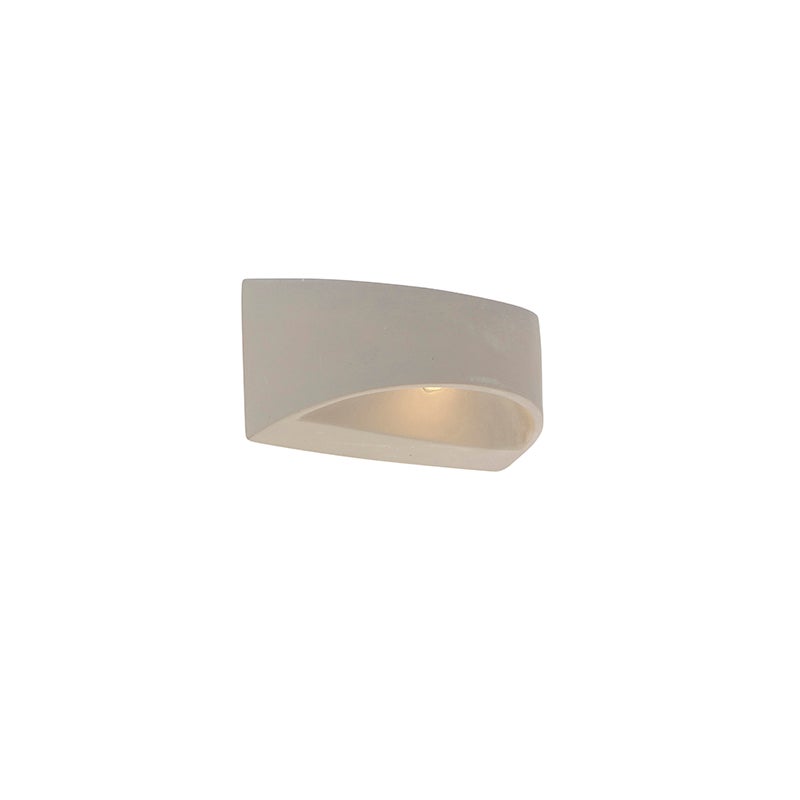 Rustykalna lampa ścienna betonowa półokrągła - Adelaide