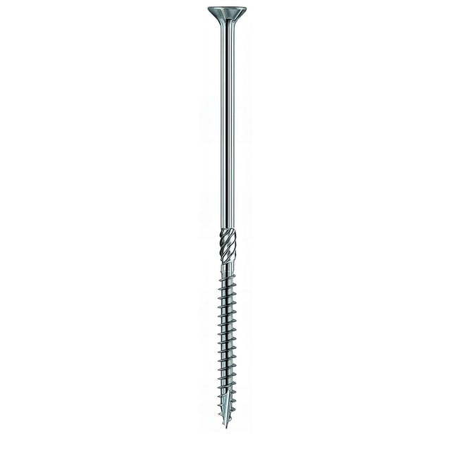 Blister de 200 Vis Bois Tête Fraisée VBF D. 3,5 mm x TX15 - Galvanisé Résiné - Alsafix - Longueur 40 mm