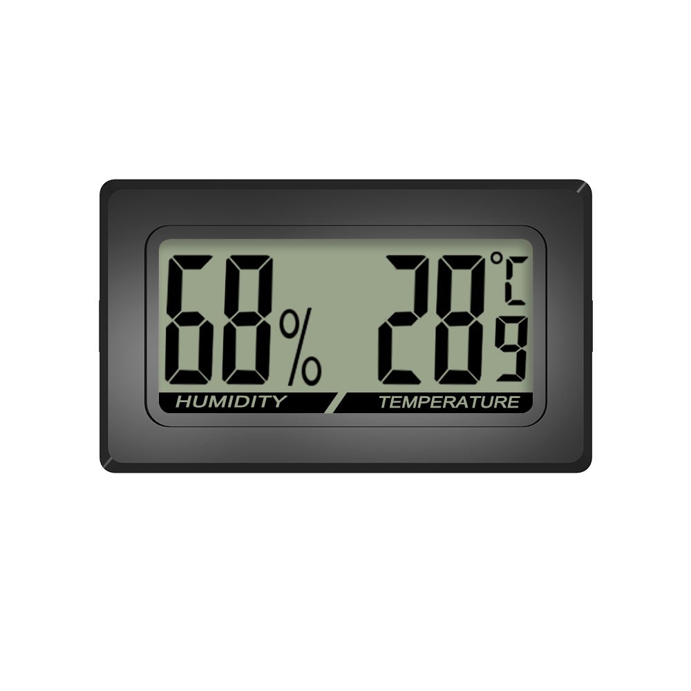 Mini przenośny cyfrowy wskaźnik LCD temperatury i wilgotności, do biura, kuchni, nawilżacza, inkubatora dla gadów (8 sztuk)