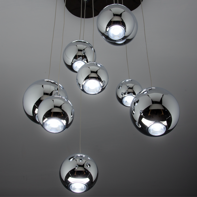 Lampadario A Sospensione Schneider Electric GESPEND618 | 18W | Design Quadrato Bianco Per Casa E Ufficio