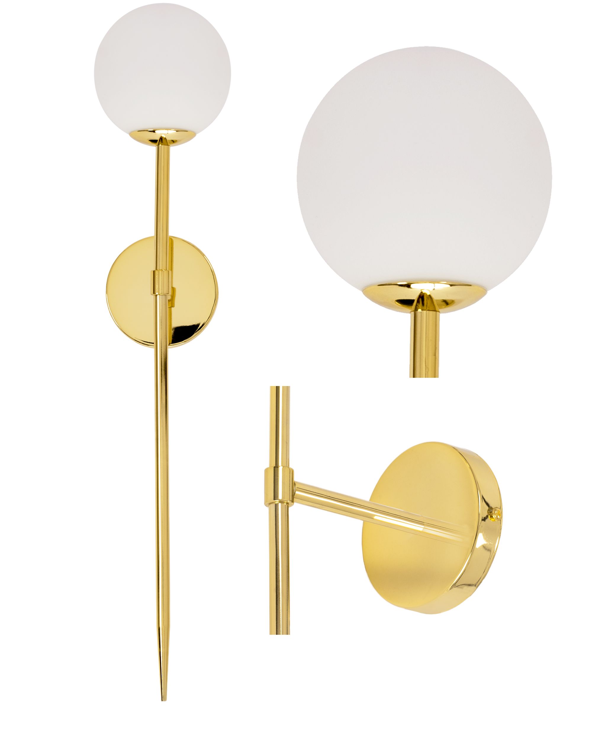 Kinkiet Toolight App582-1W Złoty 90Cm