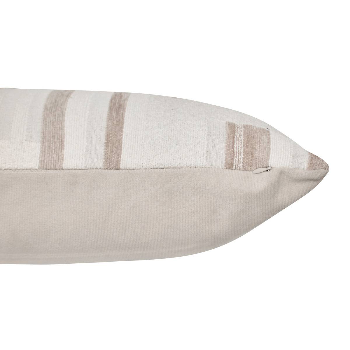 Coussin Calix beige lin 50x30cm - Atmosphera créateur d'intérieur - 4