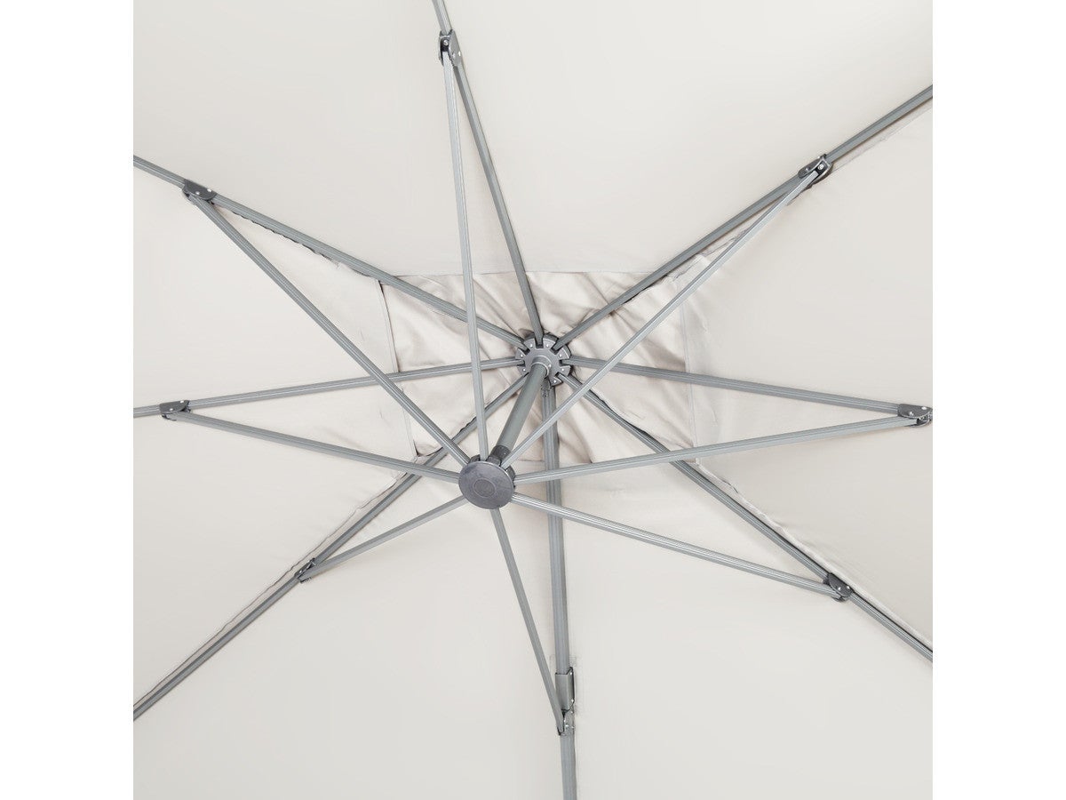 Parasol jardin déporté Alu 